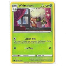 Whimsicott 006/202 Sword & Shield Rare Pokemon Card Near Mint
