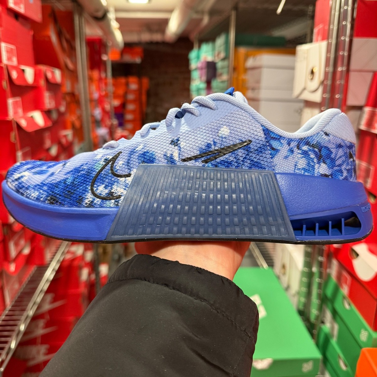 Nike Men's Size Metcon 9 AMP Training CrossFit Aluminum Racer Blue