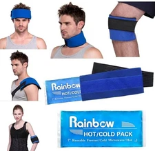 World-Bio Reusable Hot and Cold Flexible Gel Packs, 2 Cold Hot Compresses