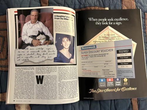 Vintage Newsweek Magazine Heaven's Gate Cult Coverage - April 7, 1997 - Picture 6 of 8