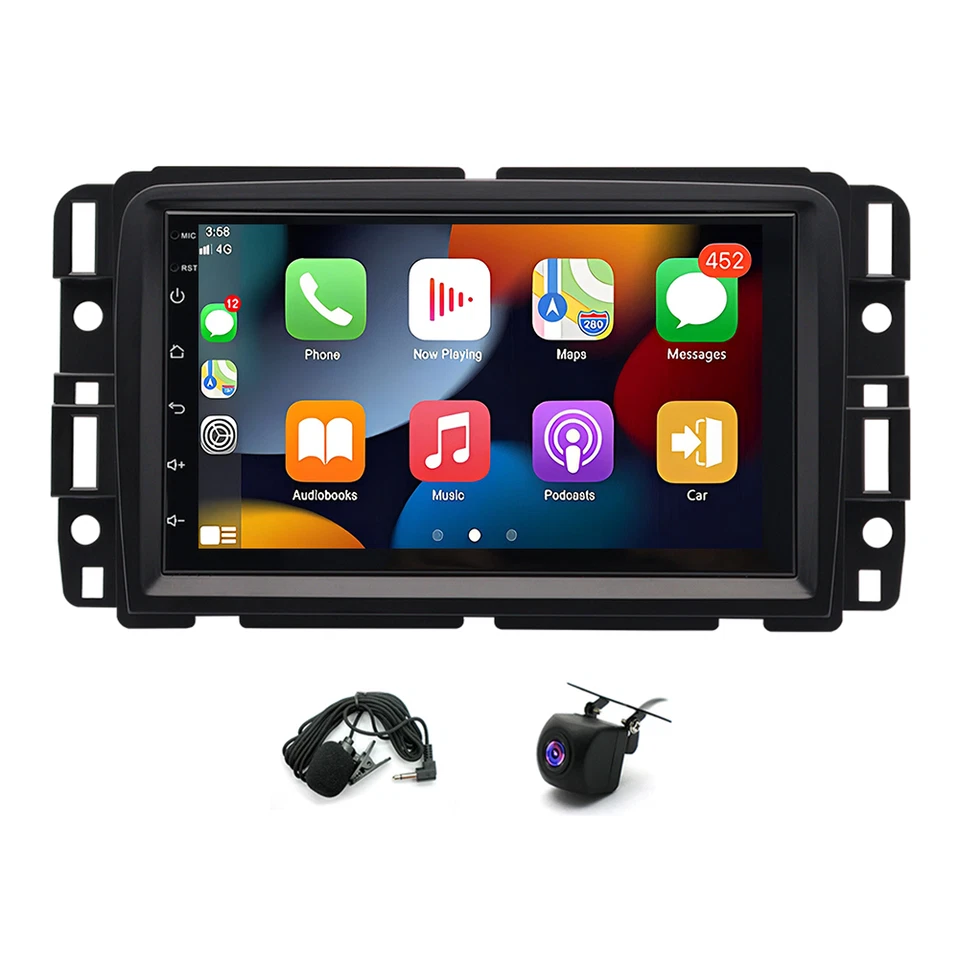 For 2013 2014 2015 2016 2017 GMC Acadia Android 14 Carplay Car GPS Stereo Radio Foto 2 de 4