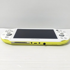 SONY PlayStation PS Vita White Lime green console PCH-2000 Tested Import Japan