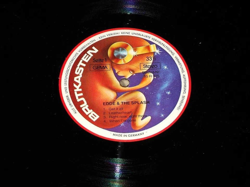 LP EDDE & THE SPLASH - SAME * BRUTKASTEN 1981 GERMANY * EX STRINGDANCER * NM/VG+ - Bild 2 von 2