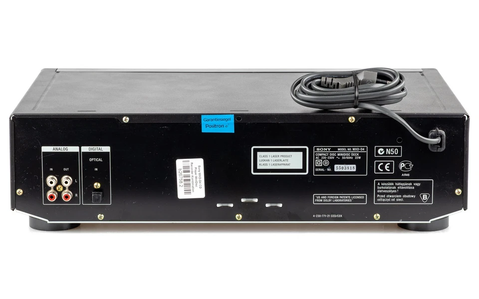 Sony MXD-D4 MiniDisc Recorder CD Player MDLP + FB / gewartet 1 Jahr Garantie [2] - Bild 4 von 4