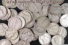 NobleSpirit Popular $5 FV 50x Mercury Silver Dime Mixed Date Mixed Cond Lot