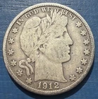 1912 D Barber Half Dollar