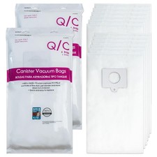 12 Pack 53292 Type Q/C HEPA Replacement Canister Vacuum Bag Compatible with K...
