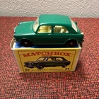 VINTAGE Matchbox Lesney # 64 M.G. 1100 green With Original Box