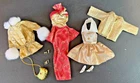 Vintage Barbie Doll Clothes Lot of 7 RARE Babs Fab Lu Gold Jacket Dress Mattel