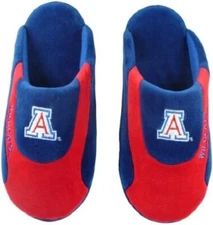 NCAA Arizona Wildcats Red n Blue Slide Slippers Size XL by Comfy Feet