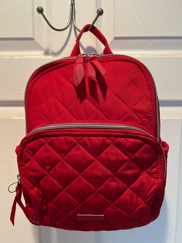 Neu mit Etikett Vera Bradley kleiner Rucksack Performance Twill kardinalrot neu mit Etikett - Bild 7 von 7