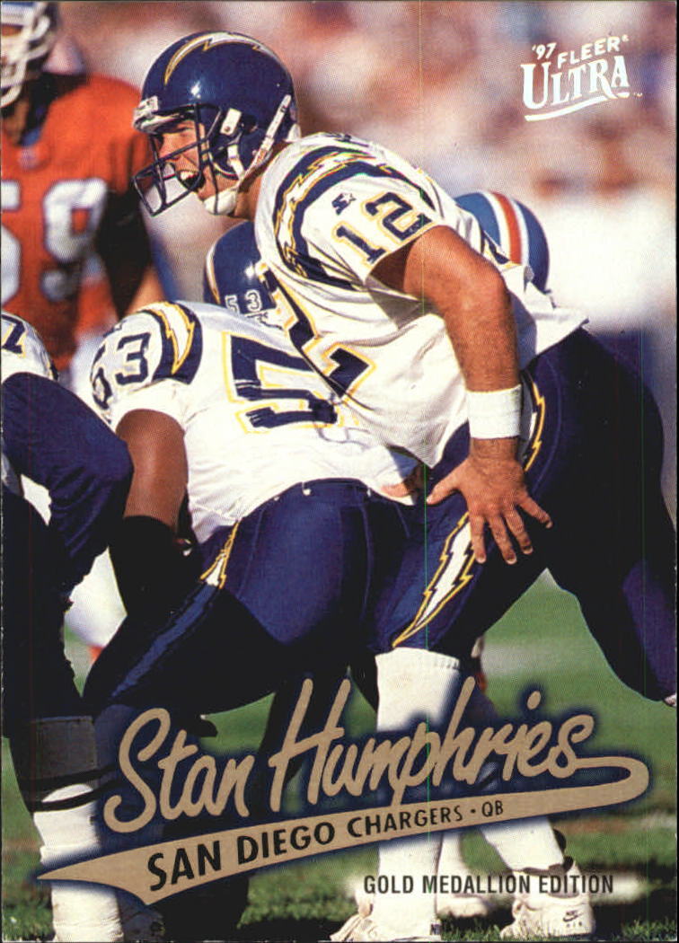 1997 Ultra Gold Medallion San Diego Chargers Football Card 103 Stan