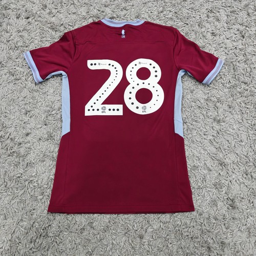 Aston Villa Home Shirt Luke 2018 2019 Classic Football Shirt Claret Small Trikot - Bild 14 von 16