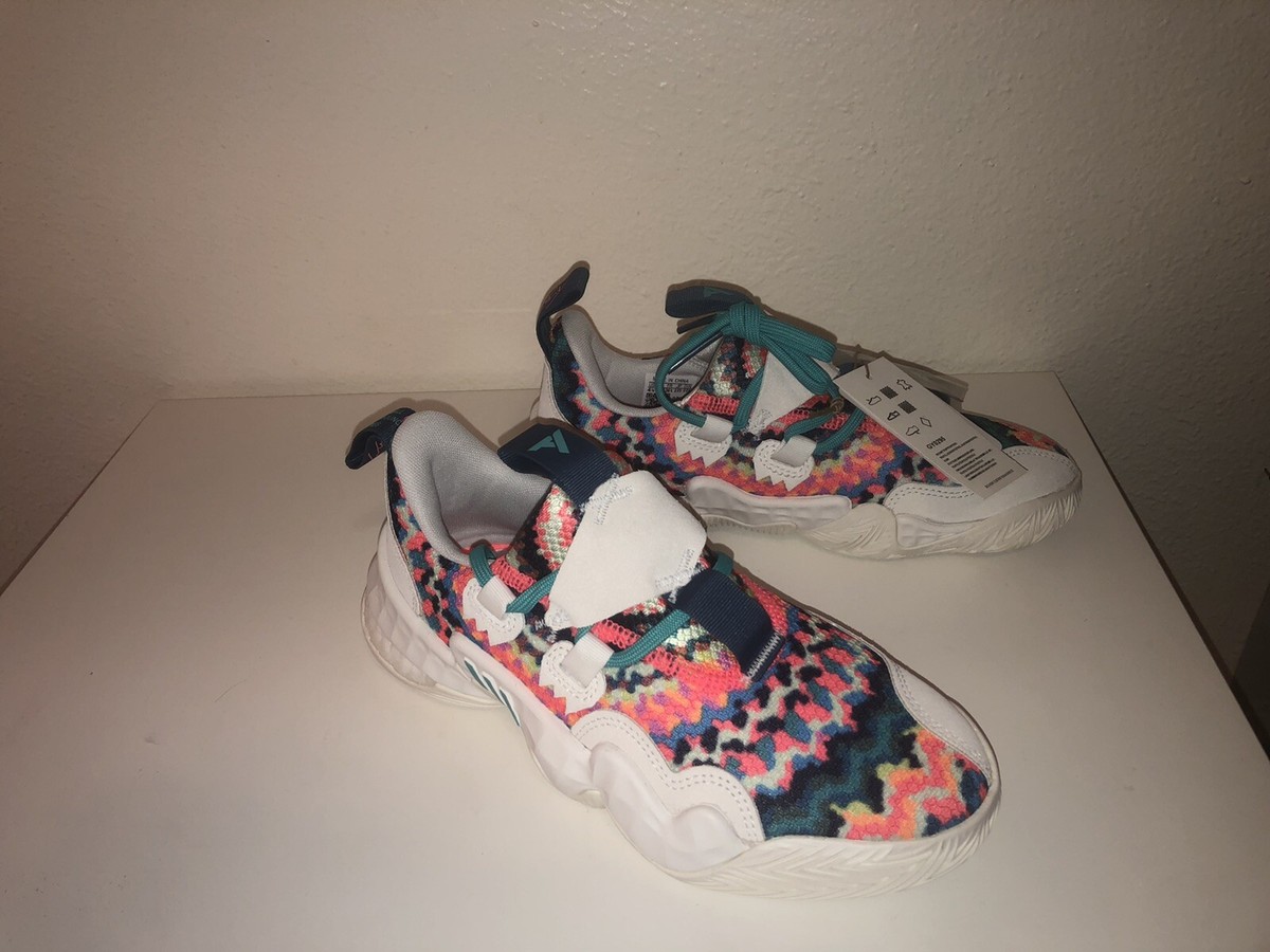 Adidas Trae Young Tie-Dye GY0295 White Mens Basketball Shoes Sneakers  Size
