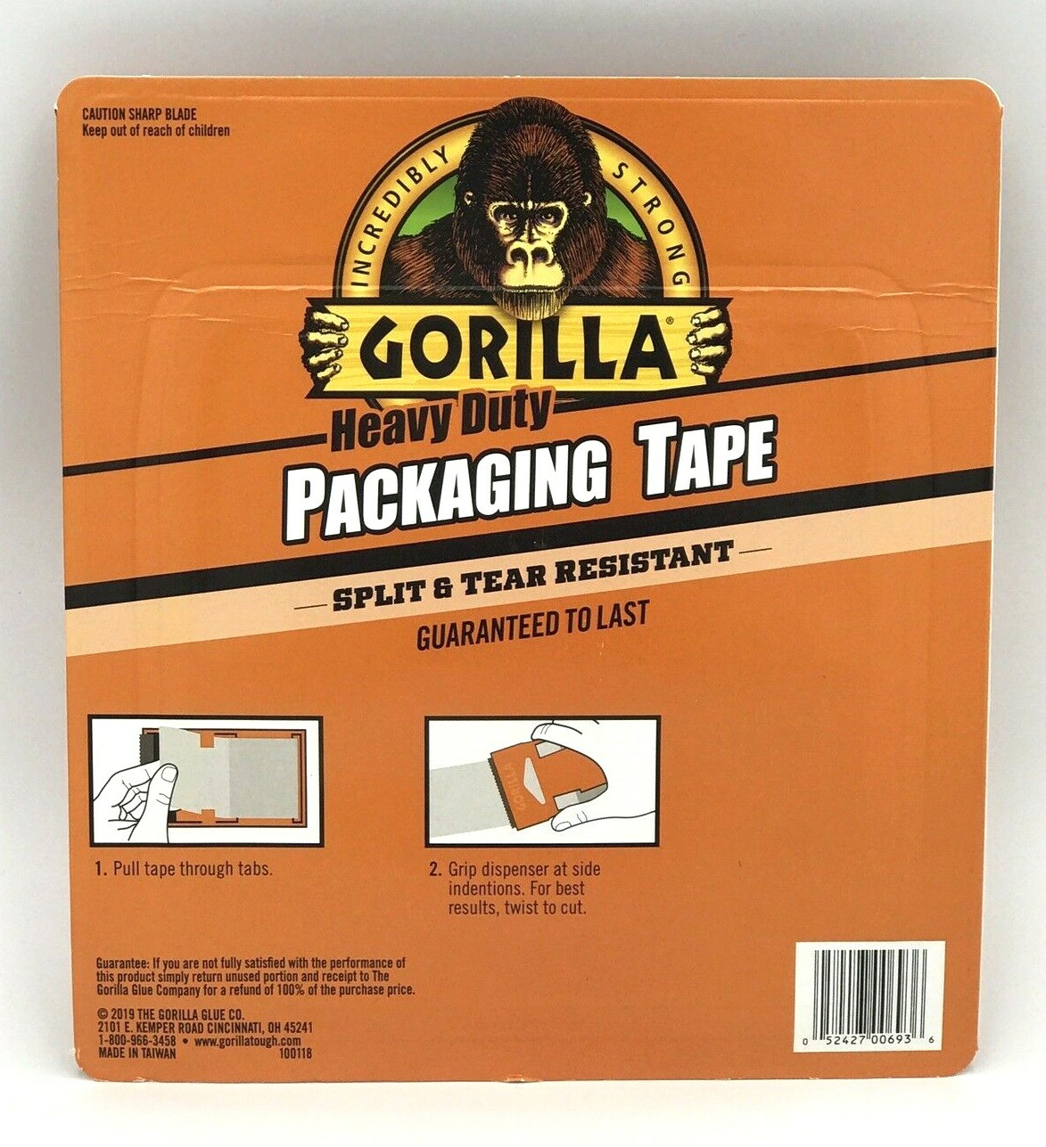 Gorilla Heavy Duty Clear Packing Tape 6 Pack 1.88" x 25 yards Dispenser eBay