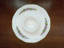 VTG Mitterteich MIT240 Violet Soft Boiled Egg Cup Dish Bavaria, Set of 5