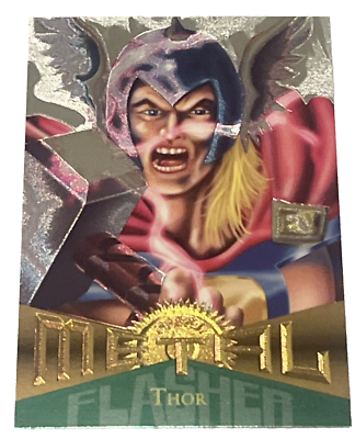 1995 Marvel Metal Silver Flasher Thor #13 | eBay