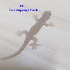 12x Lizard Realistic Fake Cat Toy Prank Rubber Animal Pet Supplies Reptile