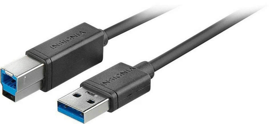 100x Insignia USB 3.0 Type A Male to B Male Cable 3' for Printer Scanner HDD Mac - Image 2 of 3