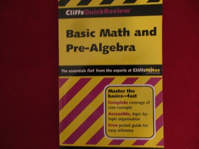 Cliffs Quick Review-Basic Math and Pre-Algebra