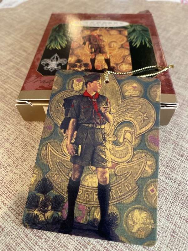Hallmark keepsake ornament Boy Scouts of America, “tomorrow’s leader”