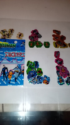 Batman Animated Series kleine Metallic Effect Sticker wie neu mit Folienbeutel