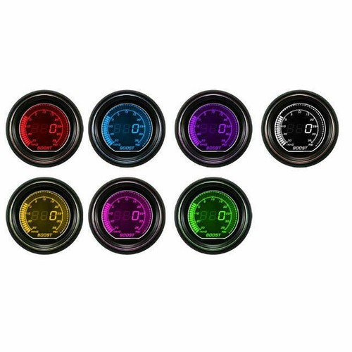SAAS Pillar Pod / Gauge Package for Ford FPV BA BF Oil Pressure & Volts LCD - Picture 10 of 11