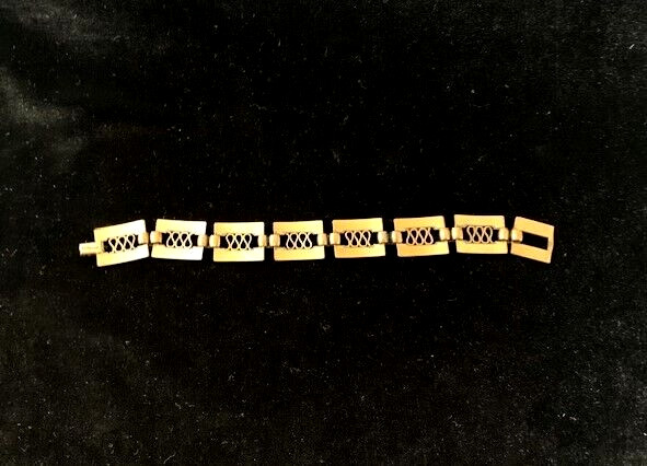 VTG Signed RENOIR Solid Copper SQUIGGLE OPENWORK … - image 7