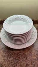 Williams Sonoma I Patrizi OLIVE HARVEST White 9 Piece Pasta Bowl Set * Local P/U