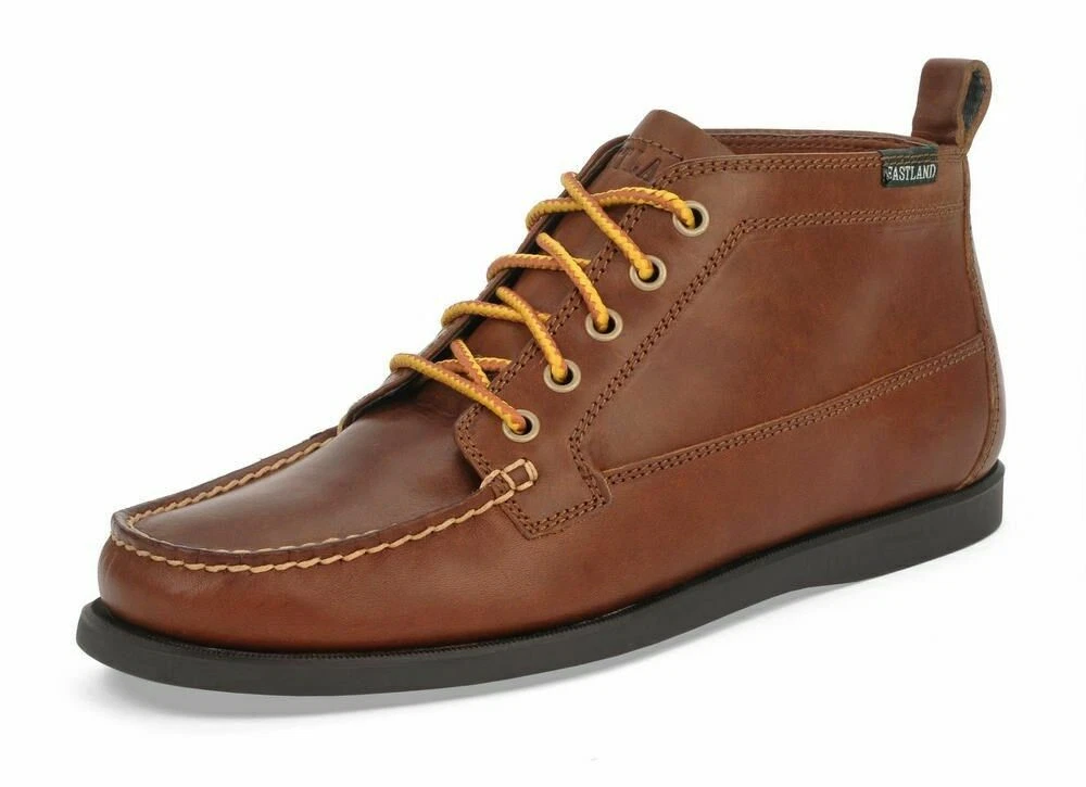 Men's * Eastland * Seneca Camp Moc Toe Chukka Boot Tan Leather Size 8.5