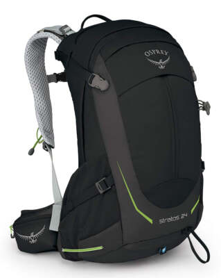 Osprey Packs Stratos 24L BLACK O/S Backpack