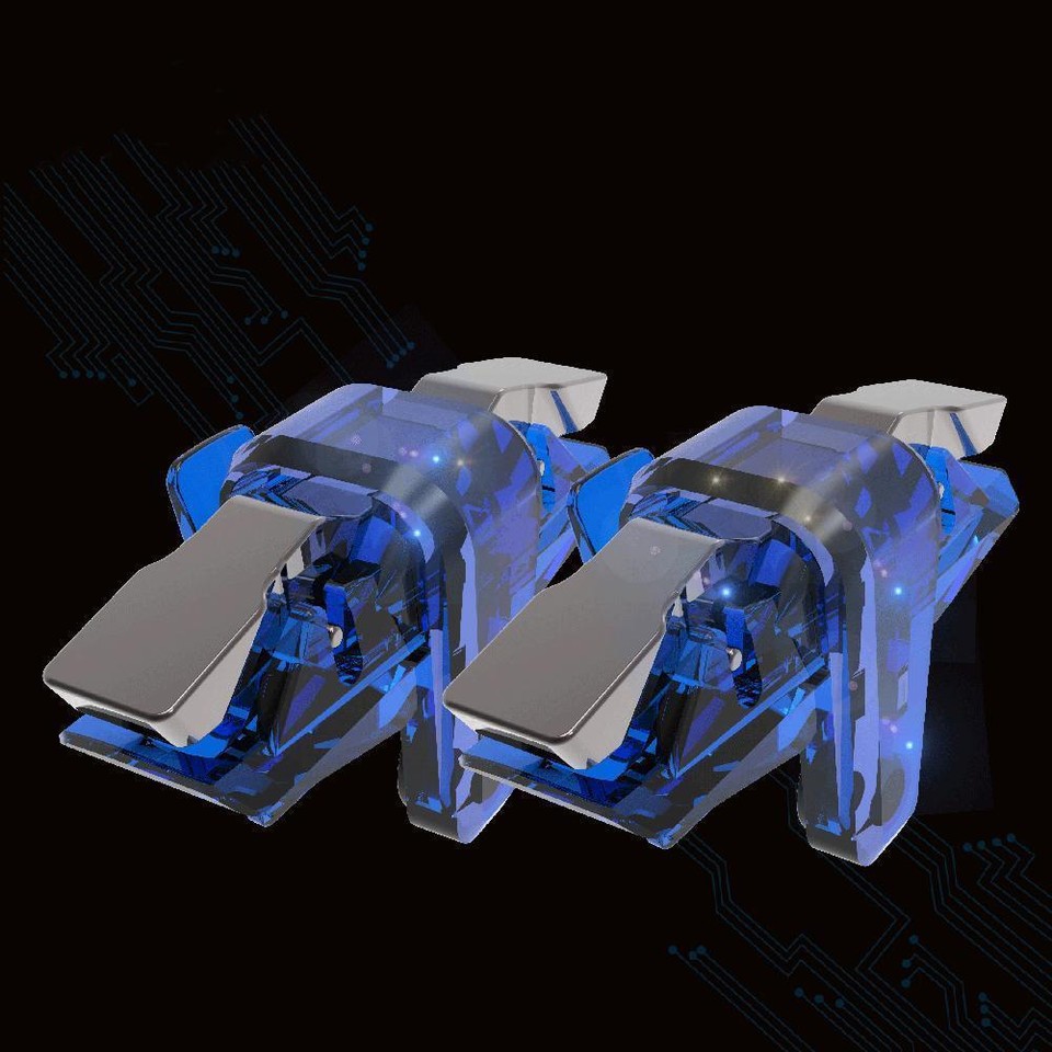 2pcs X7 Mobile Game Controller Accessories Game Trigger Fire Aim Button