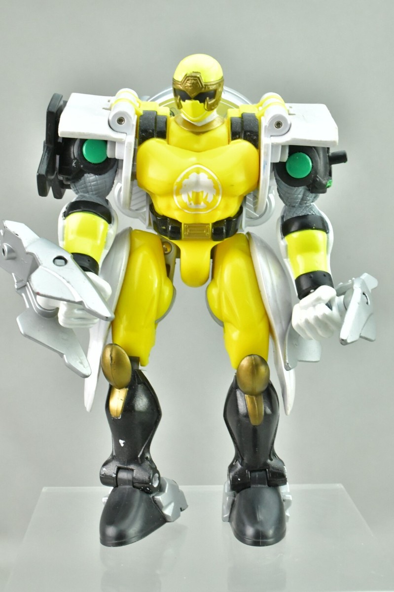 Power Rangers Ninja Storm Yellow Wind Triple Zord Morphin Lion | eBay