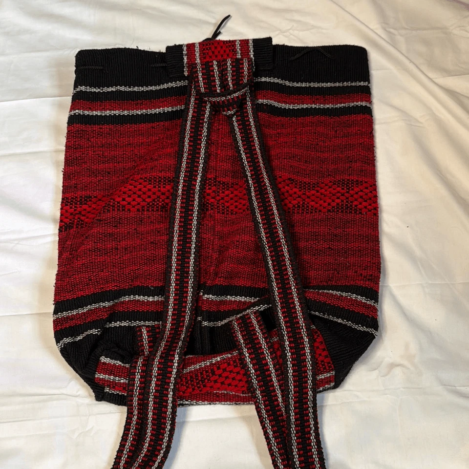 Ohio State Buckeyes Mochila Mochila Rojo Negro Cinch Sack Foto 4 de 4