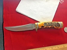 SCHRADE UNCLE HENRY GOLDEN SPIKE deer hunting knife 153UH OLD TIMER FIXED 01F