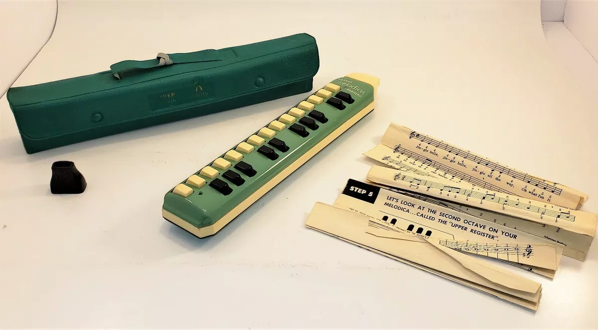 Vintage HOHNER Melodica Soprano Made In Germany w case & steps paper work READ!