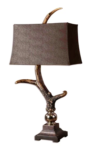 Uttermost 27960 Stag Horn Table Lamp Deer Antler High Country Rustic Cabin Lodge - Picture 1 of 5