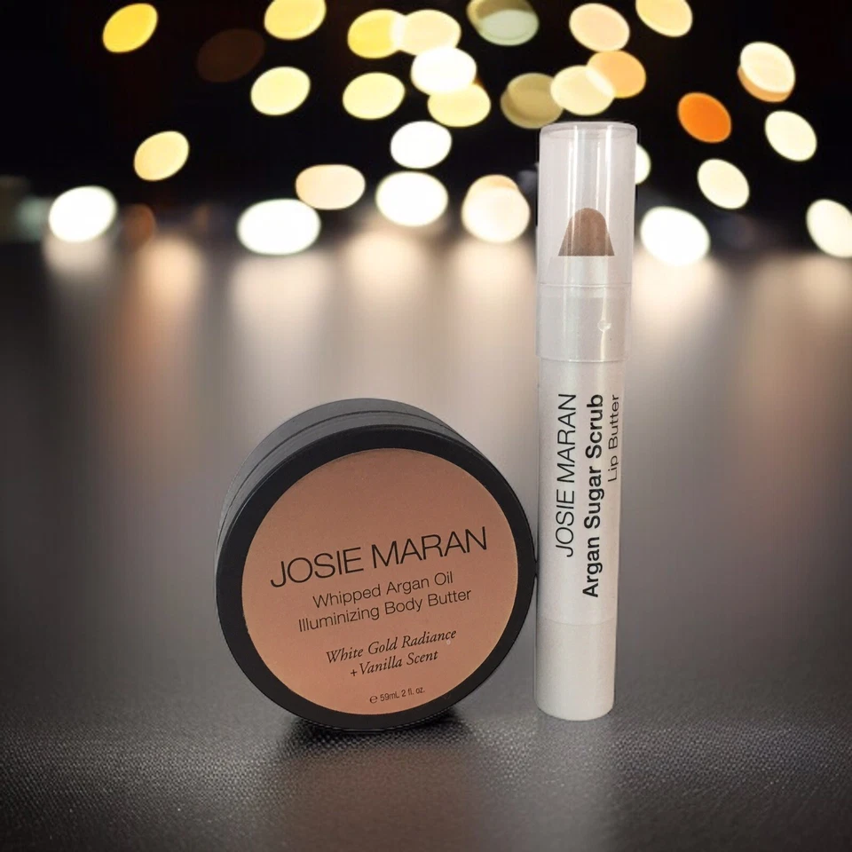Josie Maran Whipped Argan Illuminizing Body Butter WHITE GOLD RADIANCE + Vanilla - Image 3 of 4