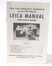 Supplement to the 13th Edition of the 1956 Leica Manual: IIIg, 50mm F2.8 Elmar