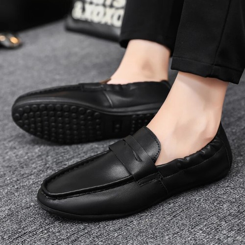 Fashion Men's Casual Shoes Moccasins Loafers Business Shoes Walking Shoes - Picture 3 of 19