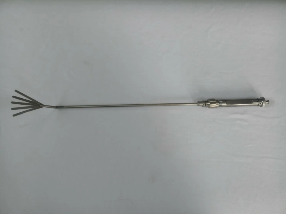 Ventilador laparoscópico de hígado retractor 5 hojas 10 mm instrumentos quirúrgicos articulados Foto 2 de 4