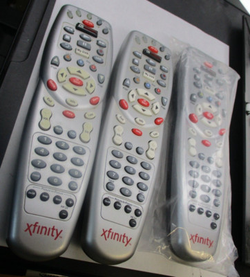 Lot (3) Comcast Xfinity Remote Controls (1) New (2) Used