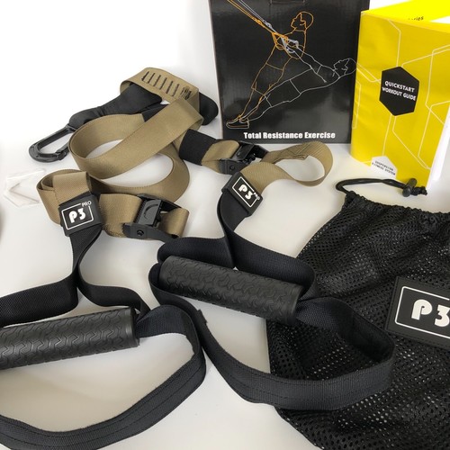 Home Suspension Trainer Fitness Straps Pro Gym Body Resistance Bands Training UK - Picture 8 of 36