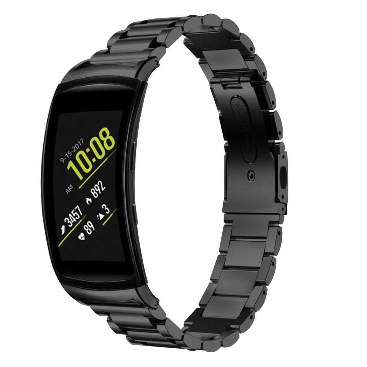 Galaxy Fit Gear Fit S2 Pro Stainless Steel Watch Band Strap For Samsung  Gear Fit R360