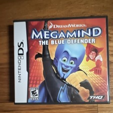 THQ Megamind: The Blue Defender Nintendo DS CIB Manual E10+ 2010 NTSC-U/C