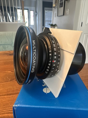 MINT Blue Line -Schneider Super Symmar HM MC F5.6 150 Copal No. 1 Lens JAPAN - Picture 7 of 22