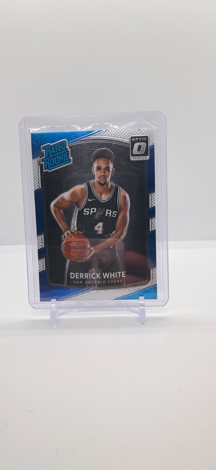 DERRICK WHITE #172 RC 2017-18 PANINI OPTIC SPURS ROOKIE RC