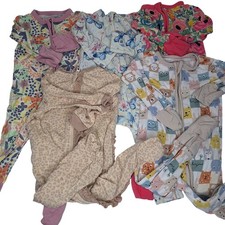 Bamboo Pajamas Zippie Baby 0-3m 3-6m Little Sleepies Bird  Bean Milkberry Sweet