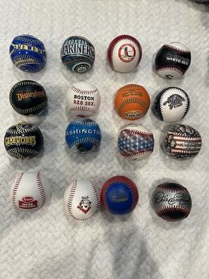 Cool collectible souvenir baseball balls office desk shelf MLB Teams USA Disney