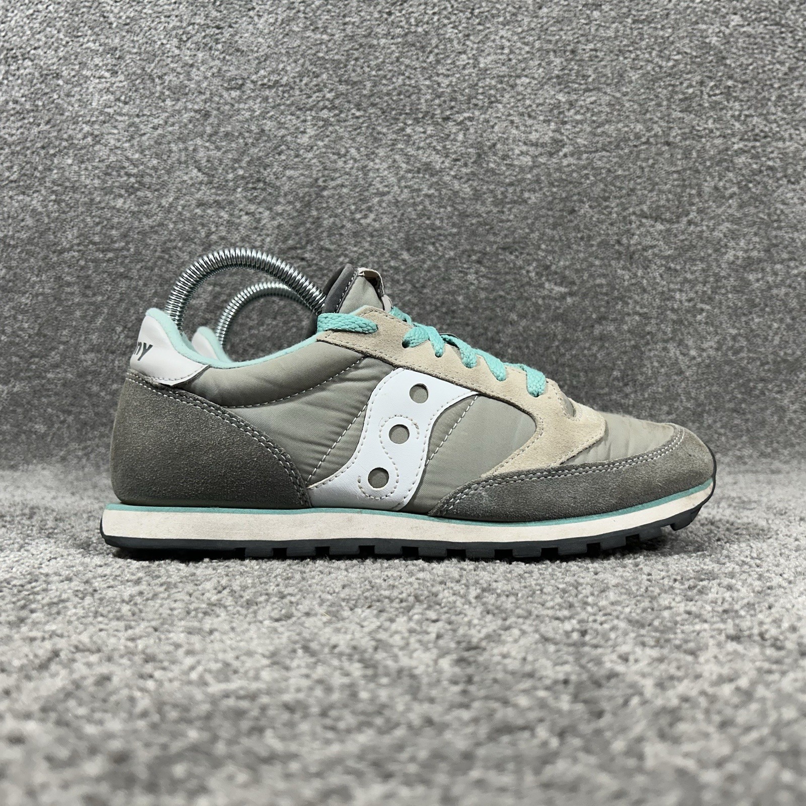 Saucony Jazz Low Pro 1866-103 Women&rsquo;s Size 8 Gray Mint Gre